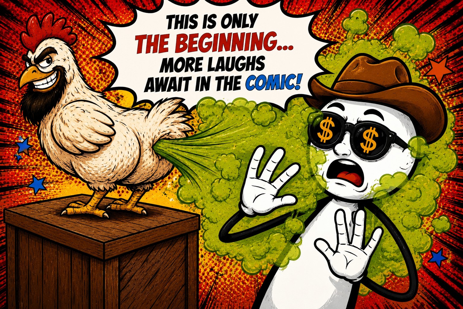 This is only the beginning, more laughs await in the comic